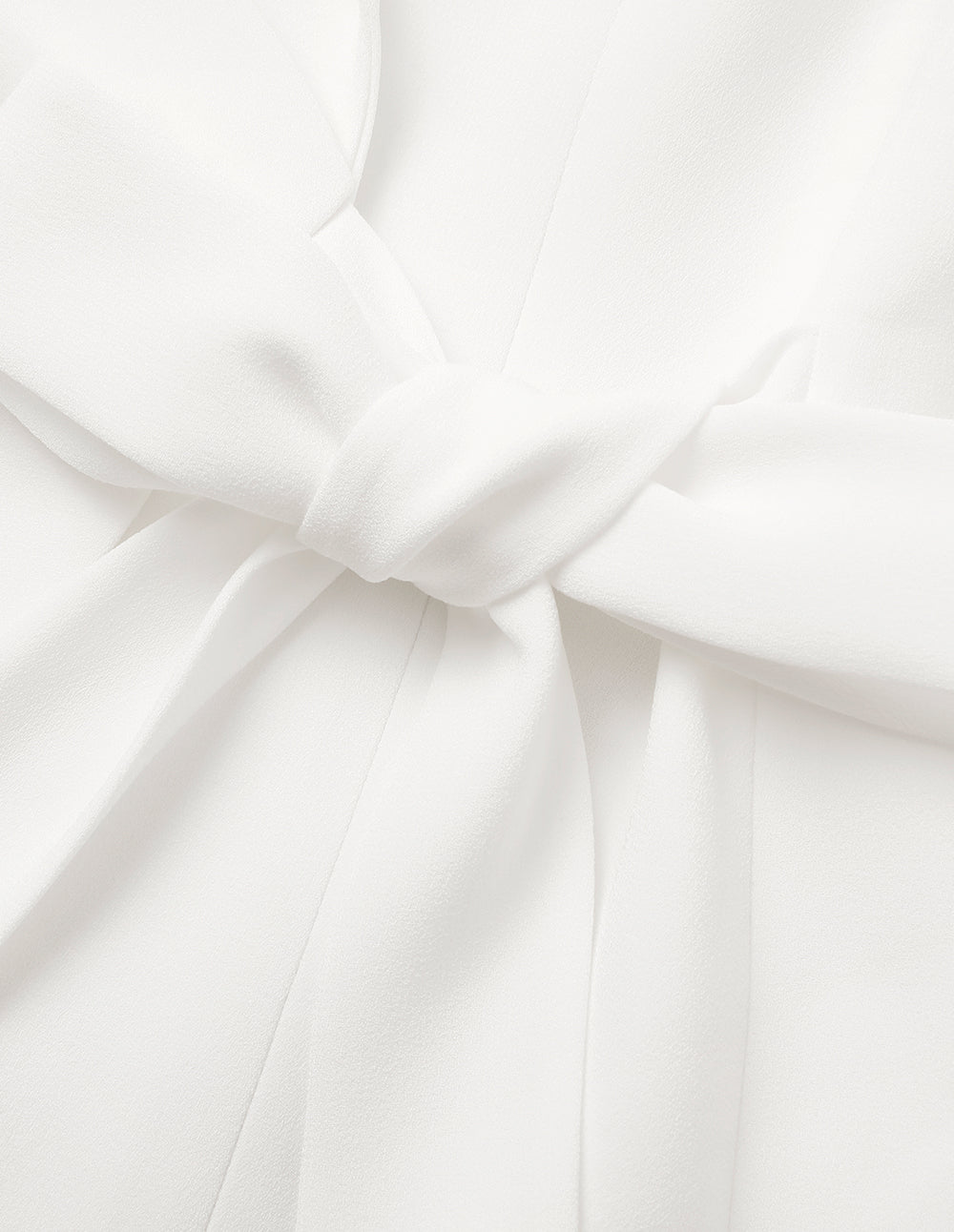 MARYLING White Pleated Strappy Blazer