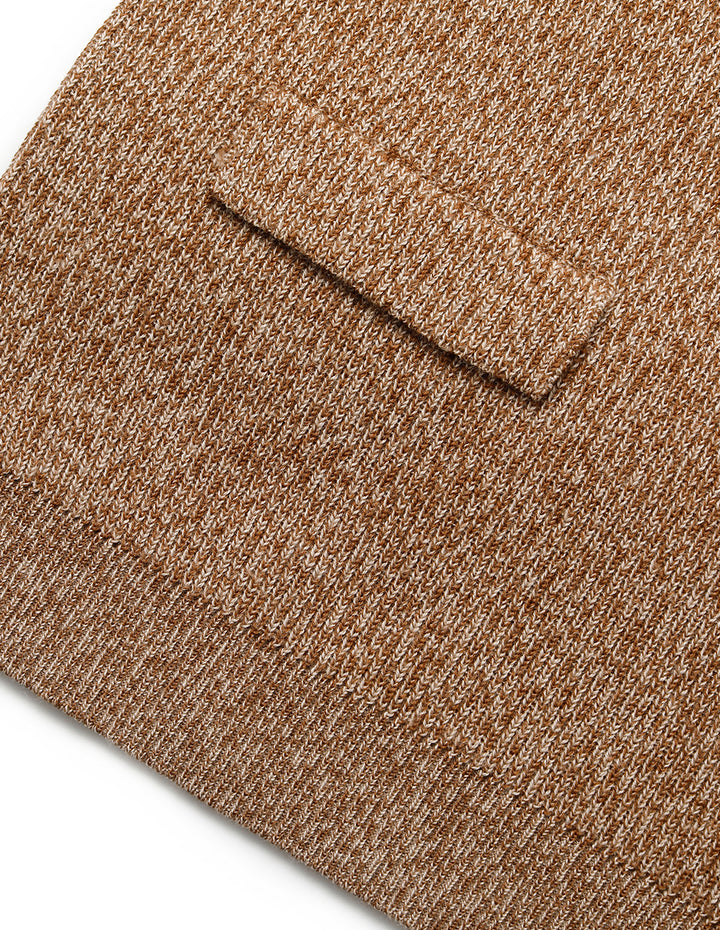 MARYLING Apricot Mixed Knitted Sweater