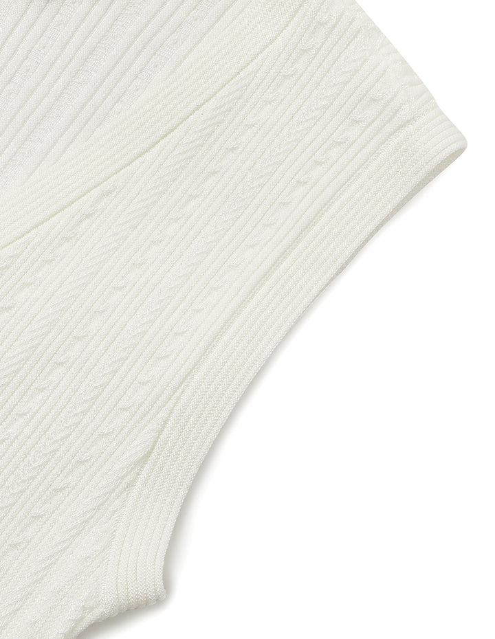 MARYLING V-Neck Sleeveless Knit Dress