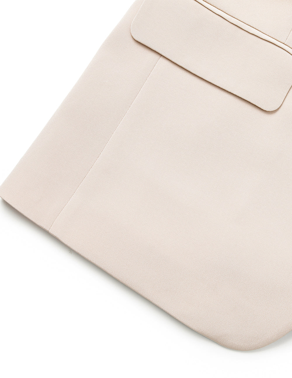 MARYLING Peaked Lapel Long-Sleeve Wrapped Silk Blazer