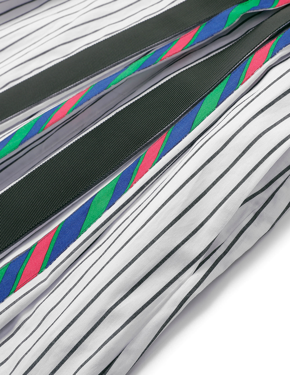 MARYLING Colour Striped Cotton Strappy Dress