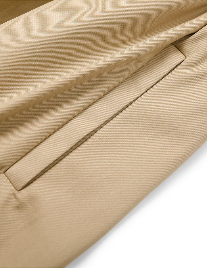 MARYLING Elastic Drawstring A-Line Skirt