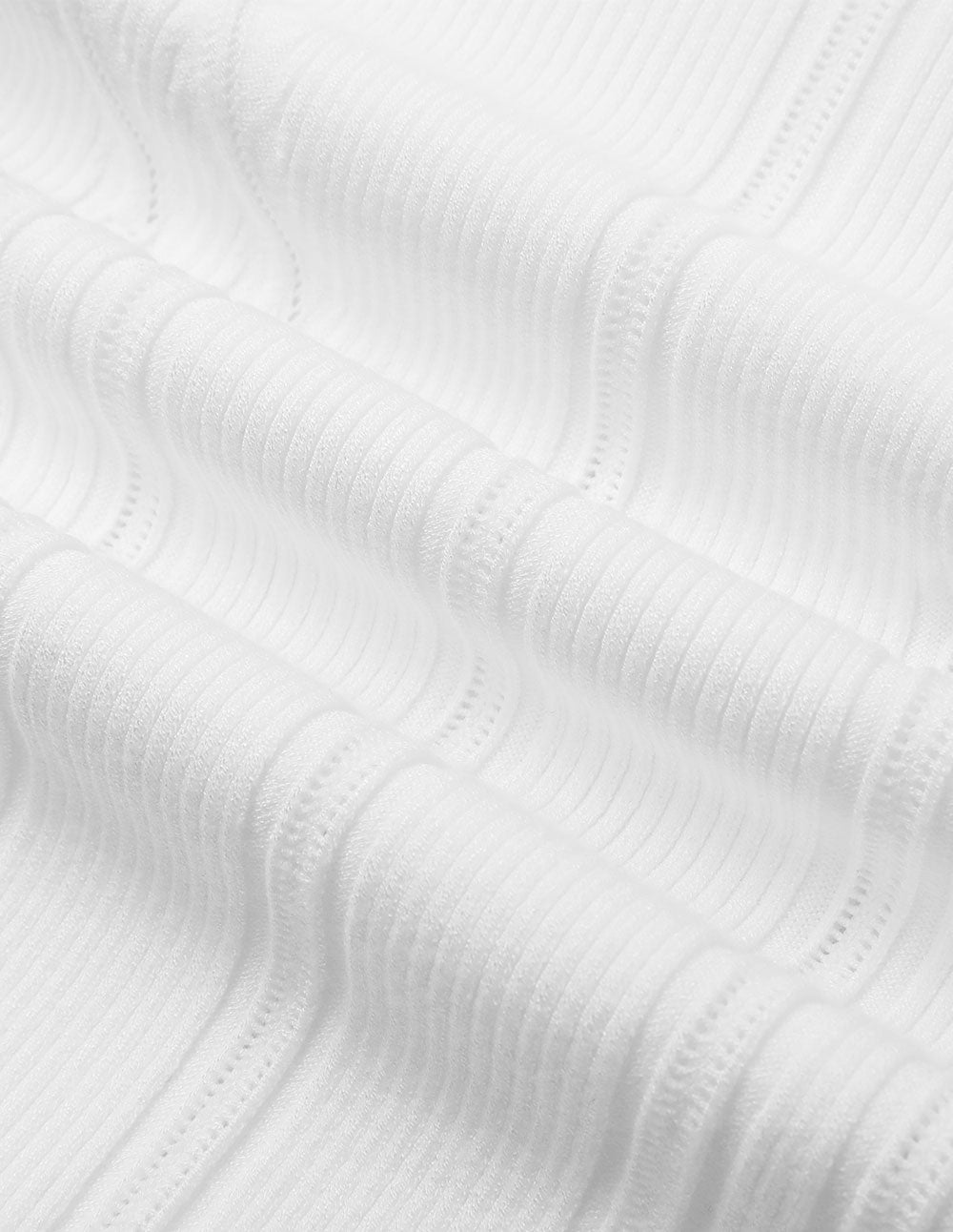 MARYLING White Turtleneck Knitted Vest