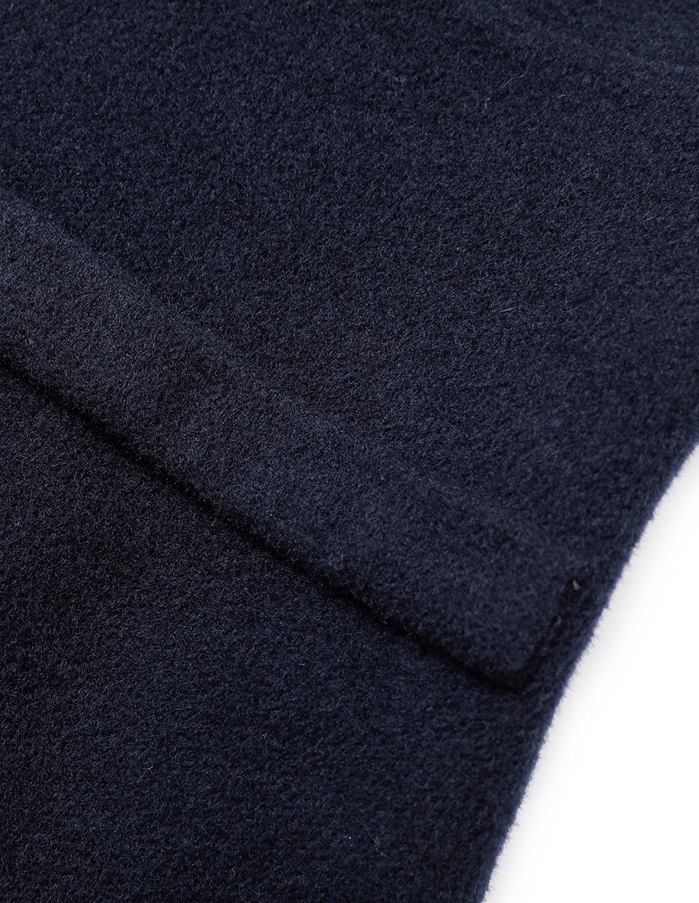 MARYLING Dark Blue V-Neck Double-Sided Woolen Vest