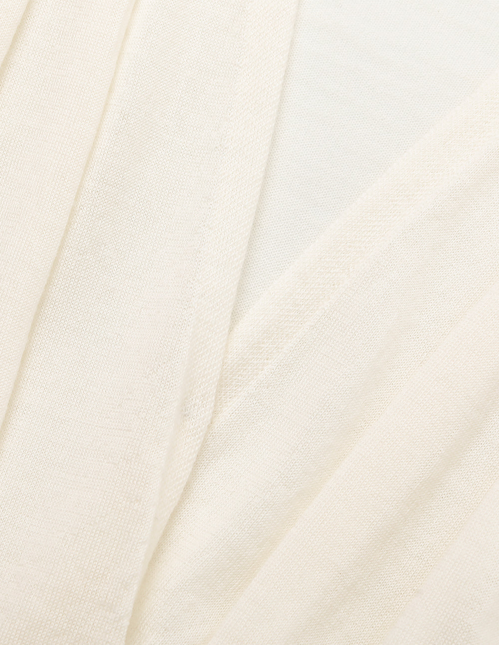 MARYLING V-Neck Long-Sleeved Ruched high-Waist Stretch Wool Knit Pullover