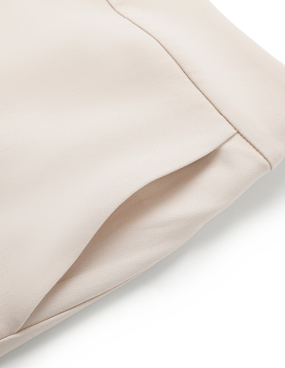 MARYLING Apricot High-Waist Straight Pants