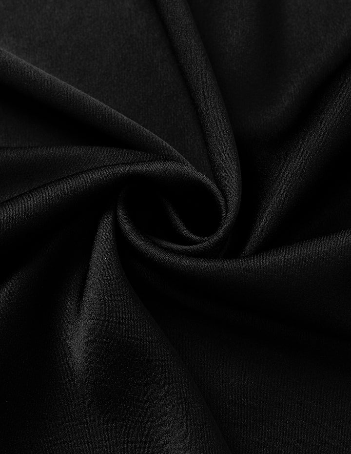 MARYLING V-Neck Sleeveless Off-Shoulder Slip Empire-Waist Evening Gown