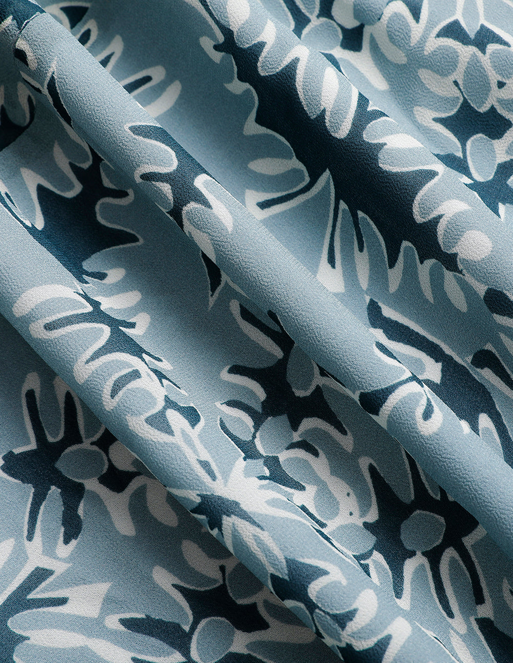 MARYLING V-Neck Mid-Sleeve A-Hem Printed Dress