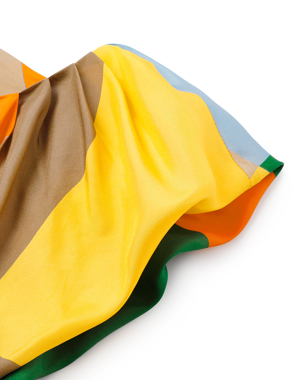 MARYLING Butterfly-Sleeveless Print Empire Waist Dress