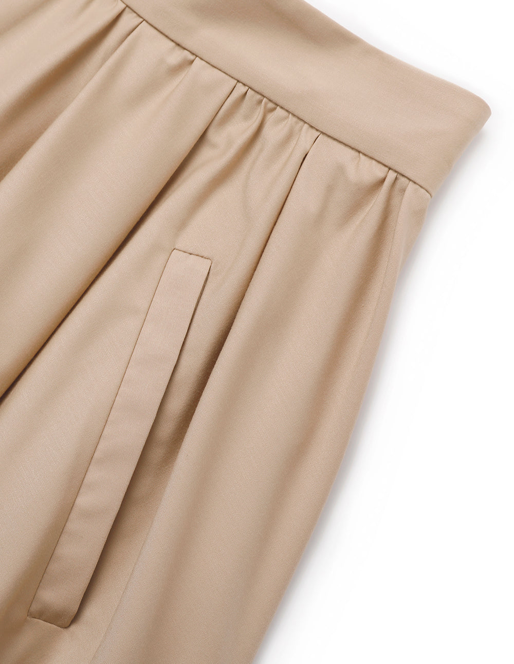 MARYLING Pleated Parapet Skirt
