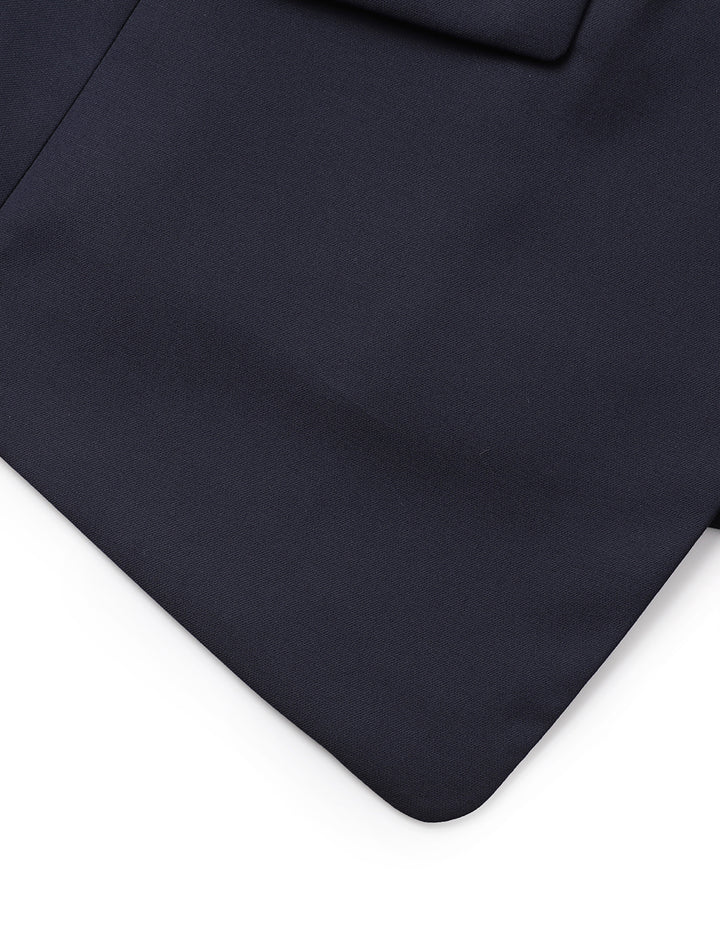 MARYLING Classic Peaked Lapel Single-Breasted Blazer