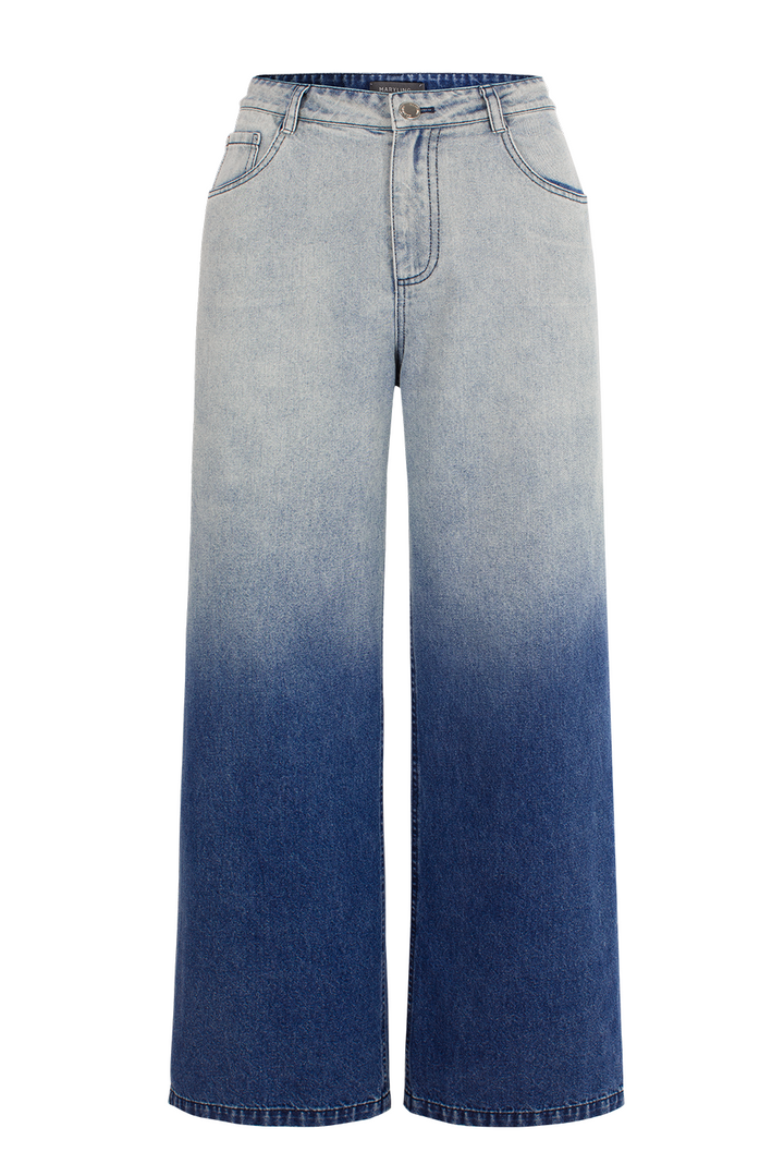 MARYLING Vintage Washed Gradient Jeans