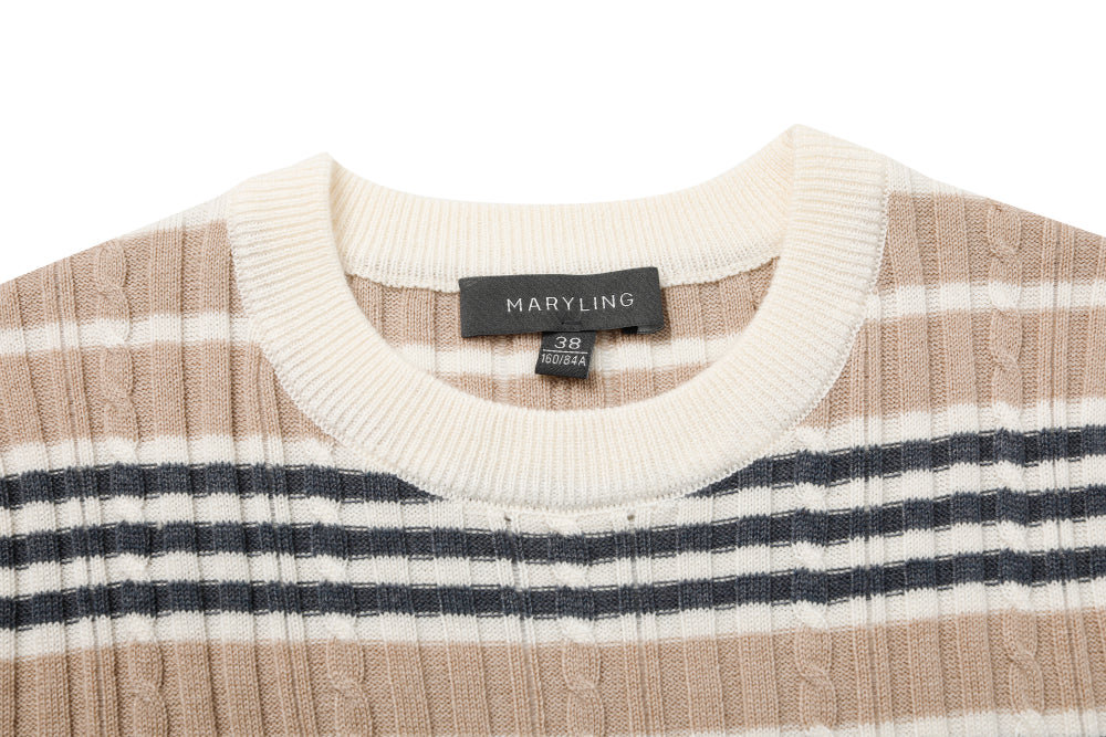 MARYLING Classic Stripe Knit Top | Timeless Style