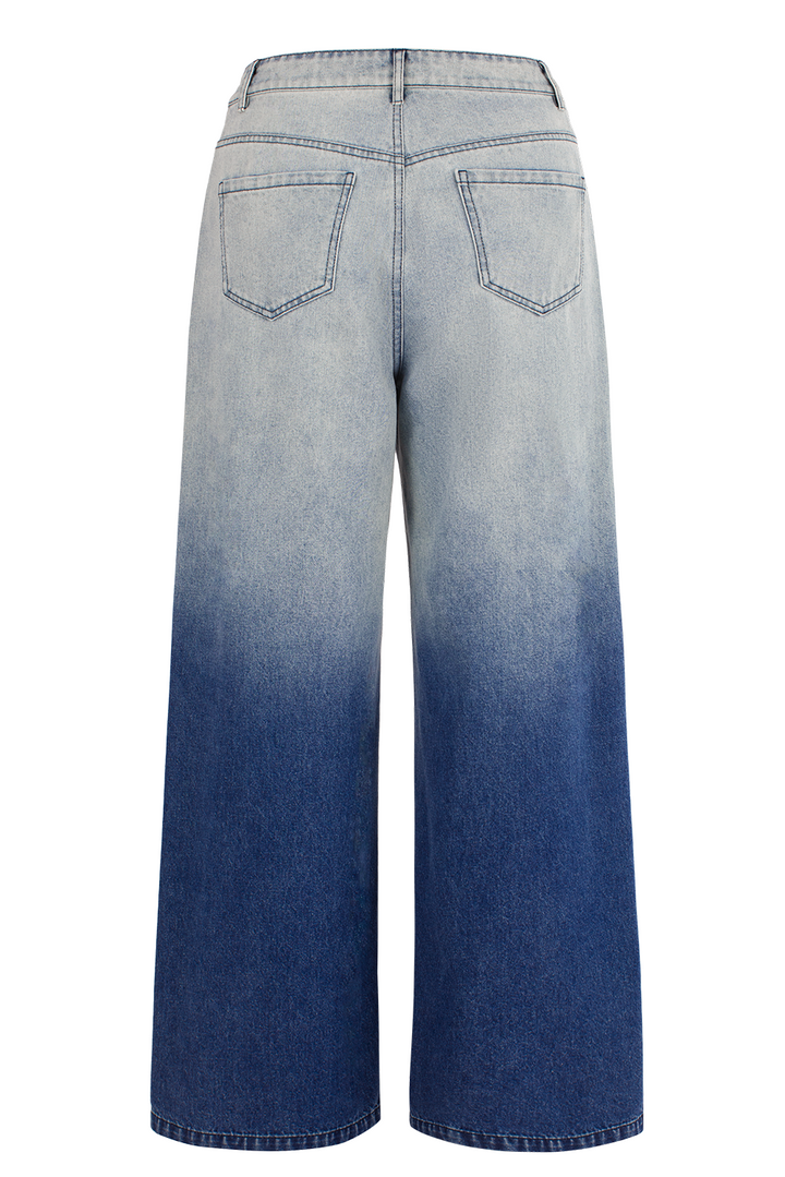 MARYLING Vintage Washed Gradient Jeans