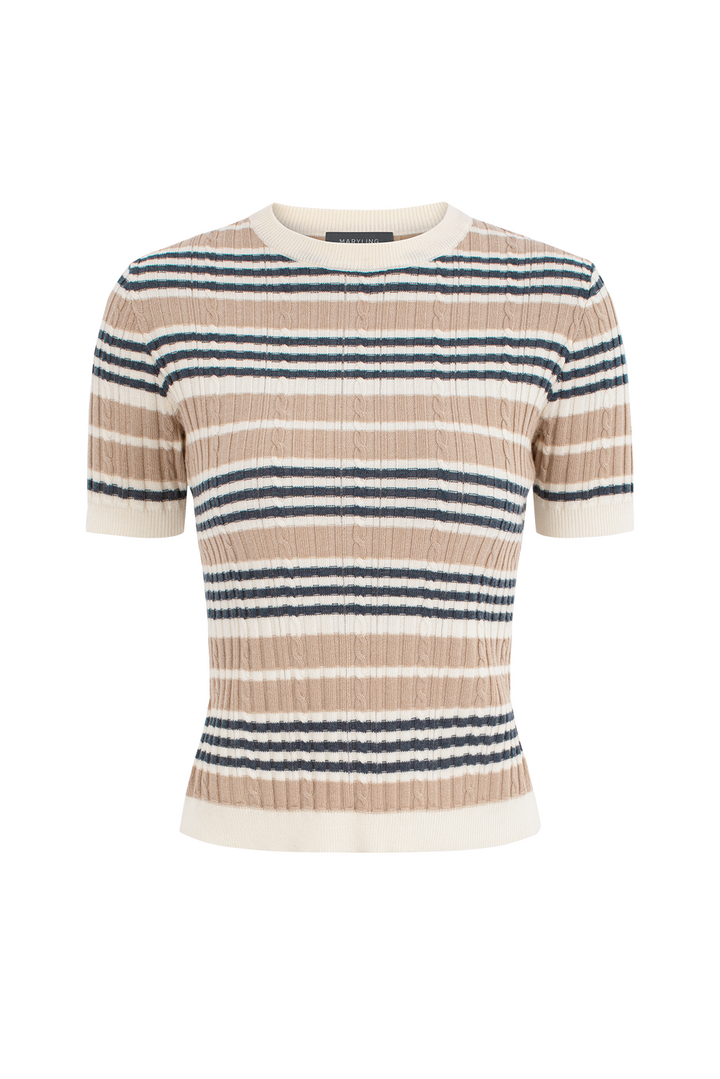 MARYLING Classic Stripe Knit Top | Timeless Style