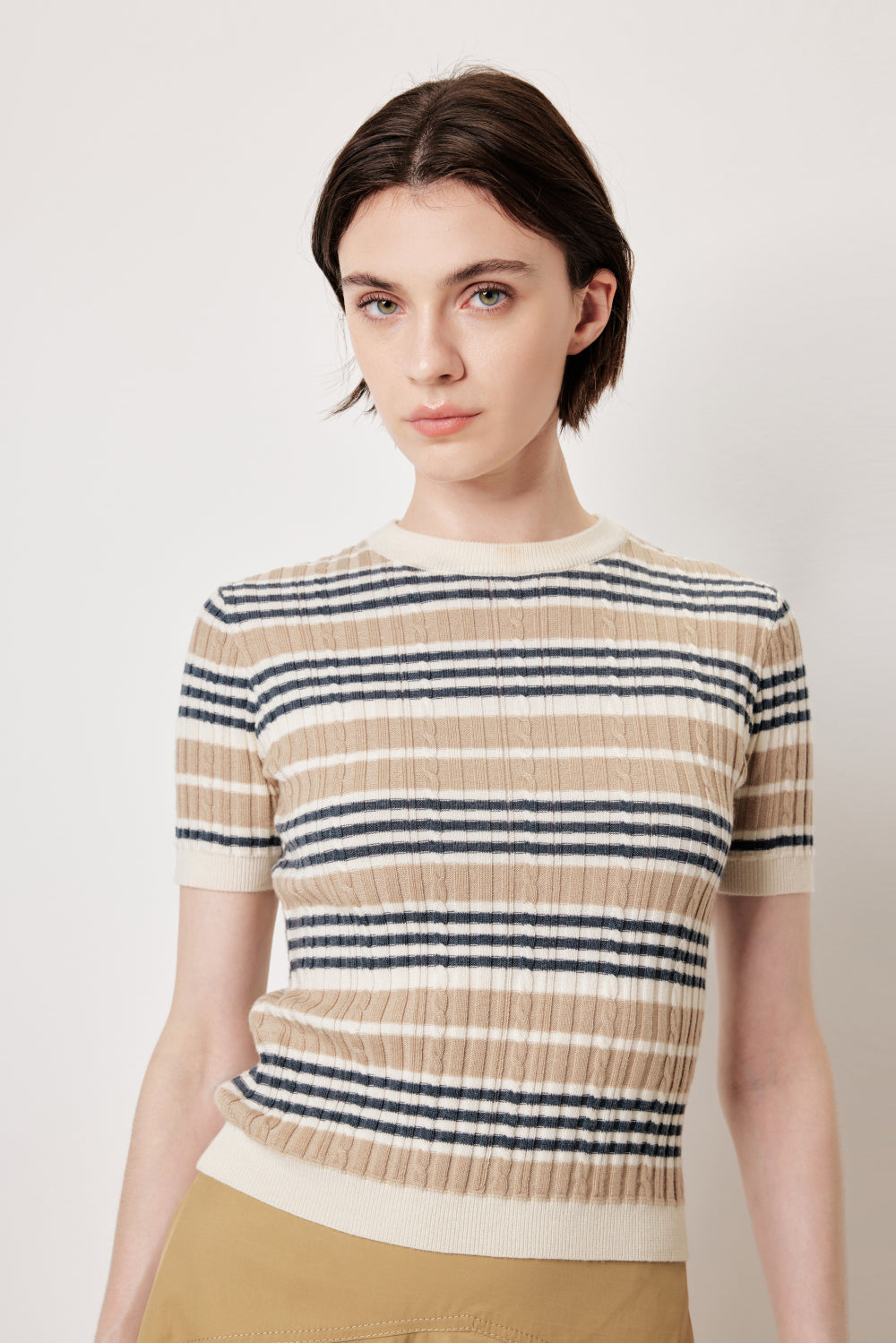 MARYLING Classic Stripe Knit Top | Timeless Style