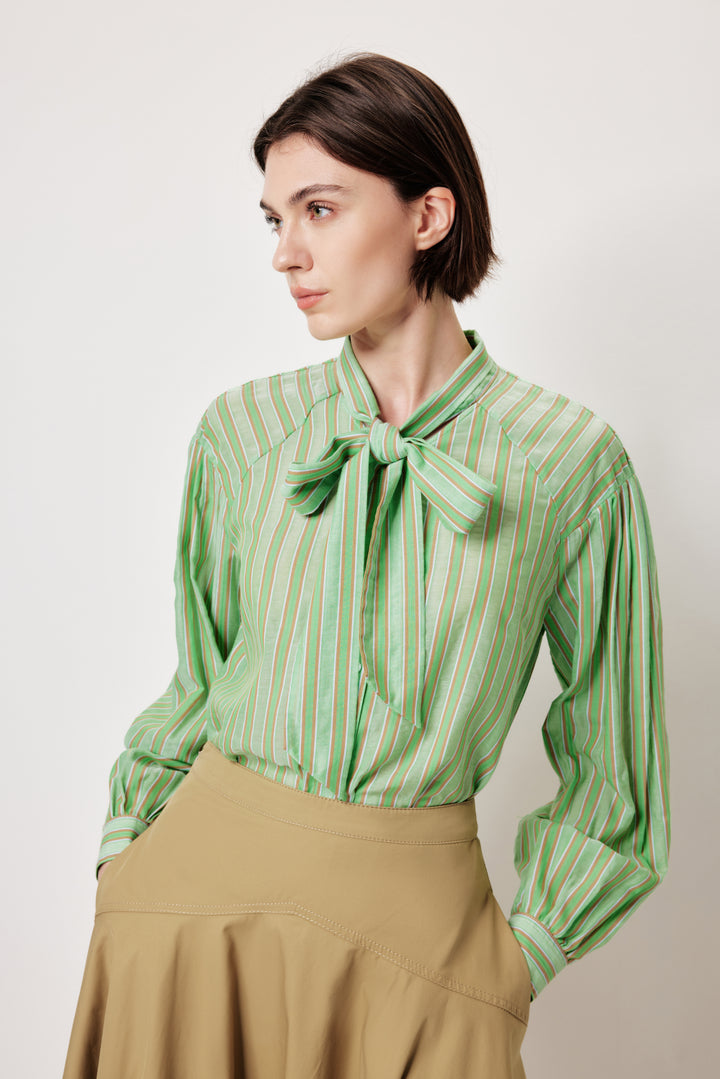 MARYLING Timeless Striped Blouse Classic Design