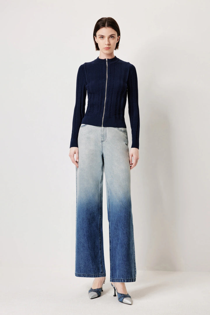 MARYLING Vintage Washed Gradient Jeans