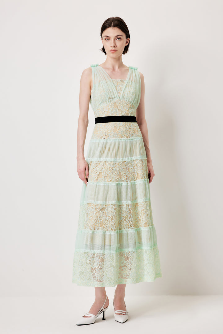 MARYLING Lace Sexy Waist‑Defining Evening Gown