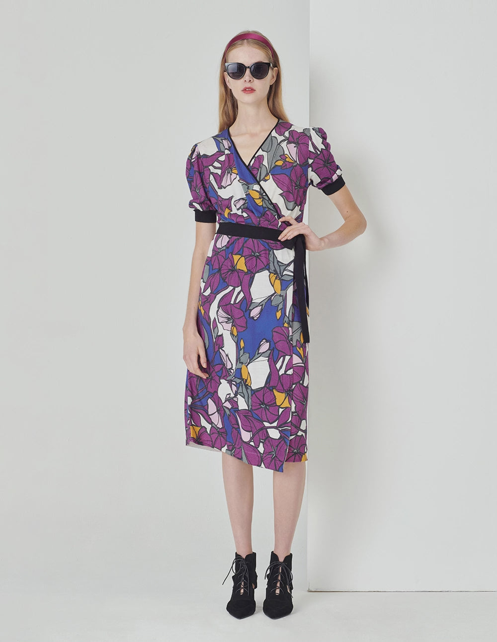 MARYLING Multicolor Print Knit Dress