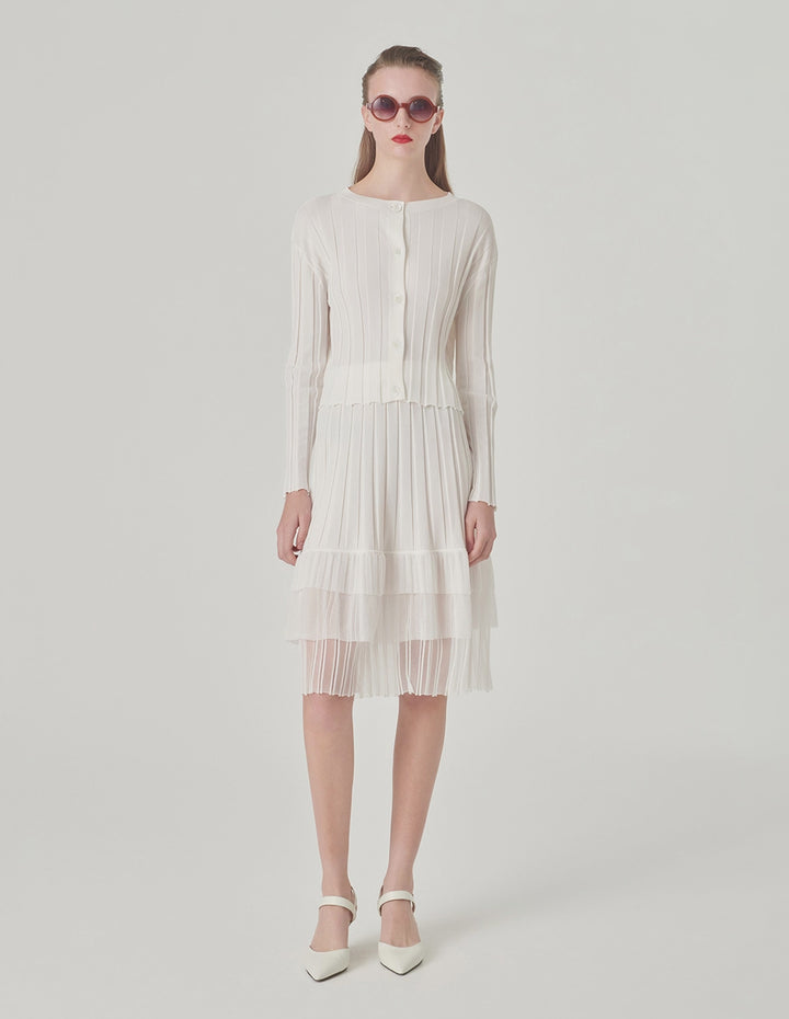 MARYLING Simple Knitted Skirt