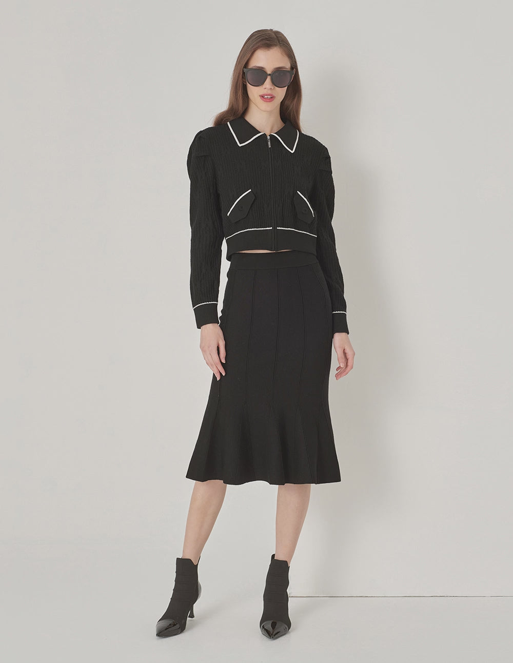 MARYLING Fishtail Knitted Skirt