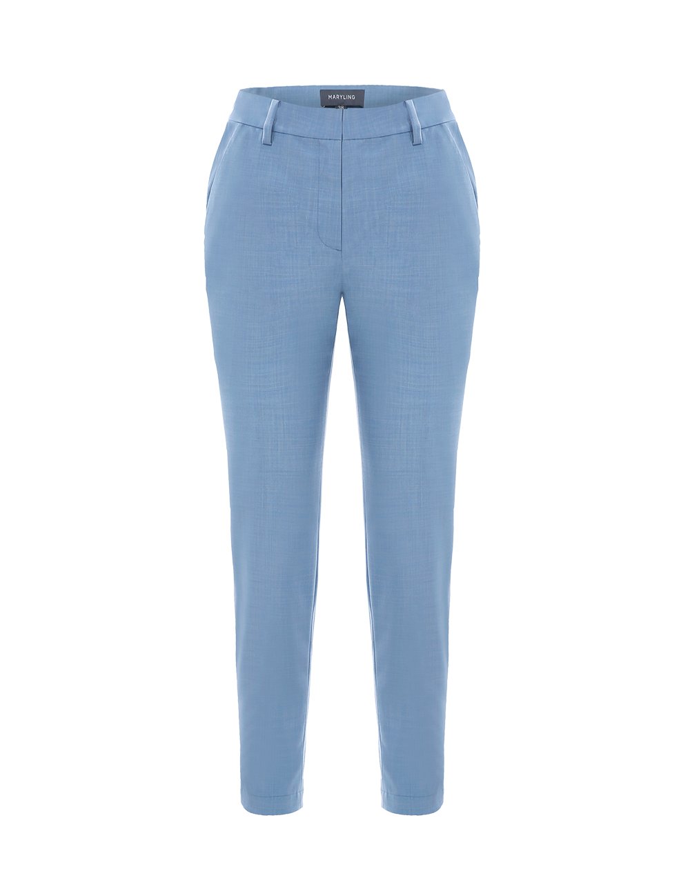 MARYLING Classic Crop Leg Slim Fit Trousers