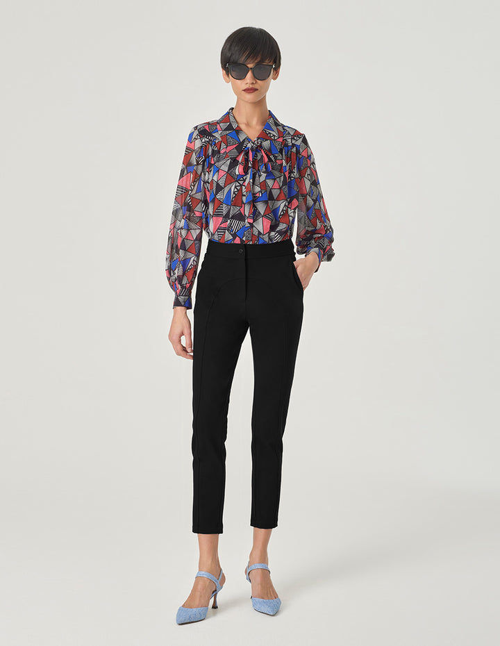 MARYLING Black Classic Slim Fit Stretch Leggings