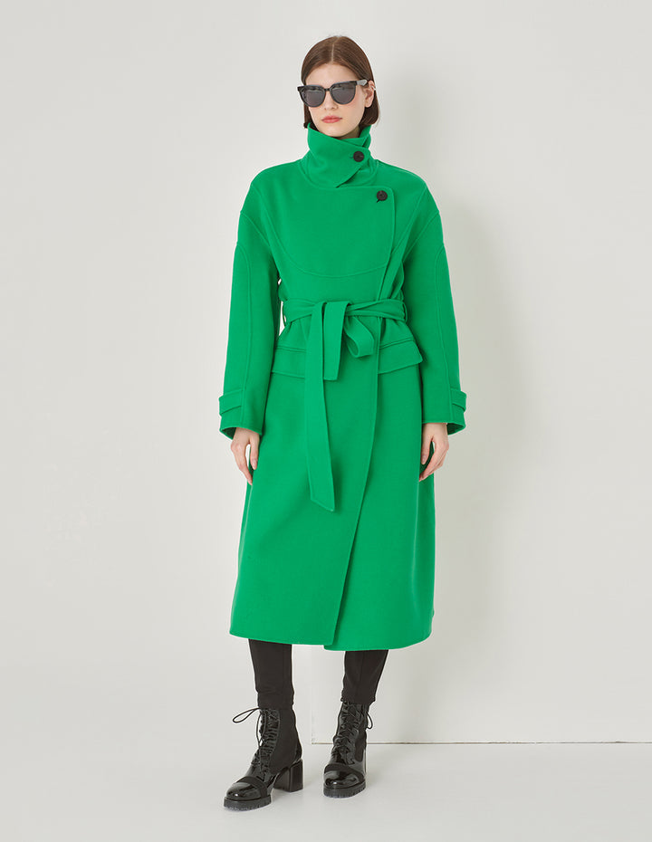 MARYLING Double-Sided Woolen H-Shaped Coat