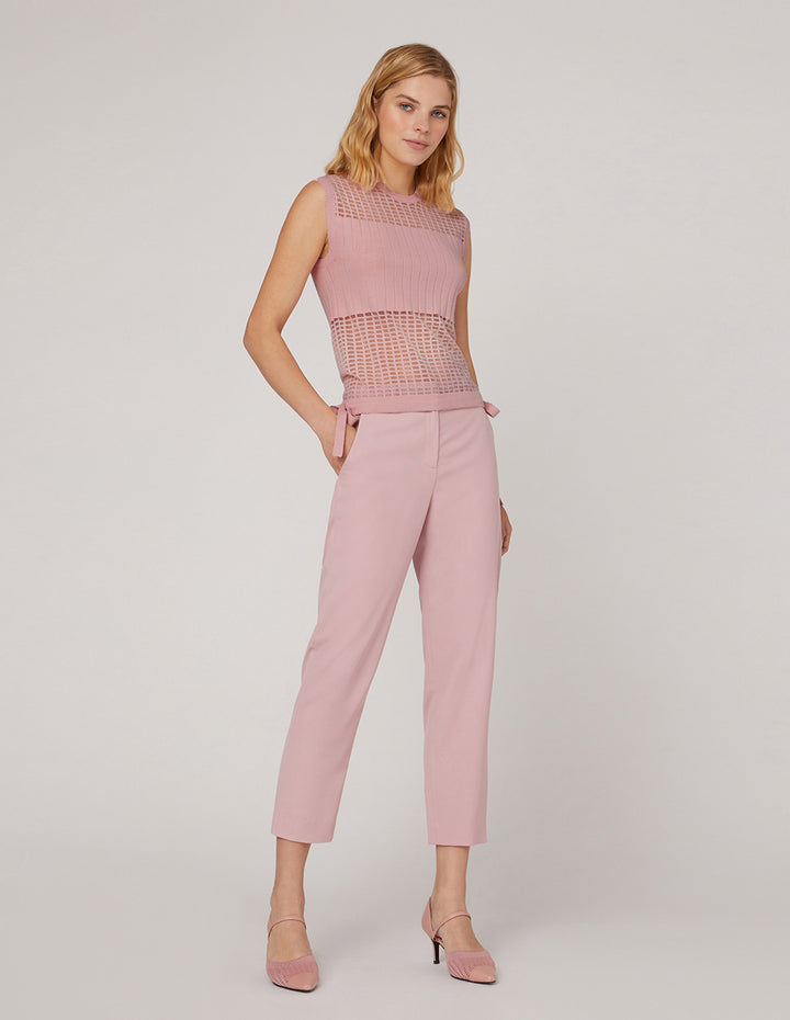 MARYLING Cherry blossom pink knit vest