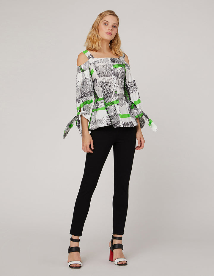 MARYLING Off shoulder loose pullover