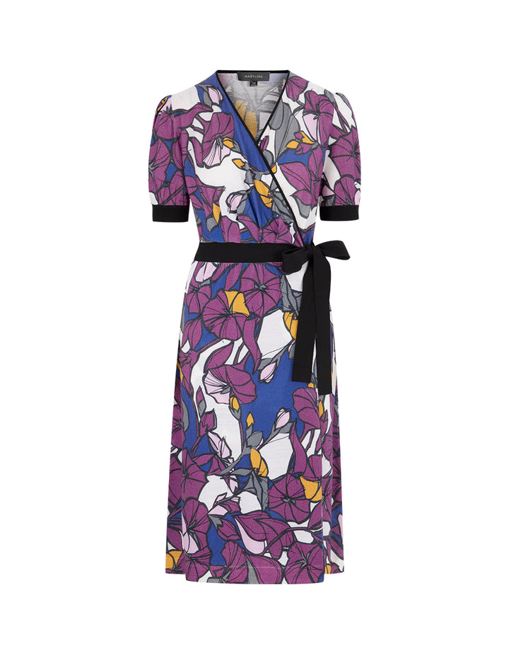 MARYLING Multicolor Print Knit Dress