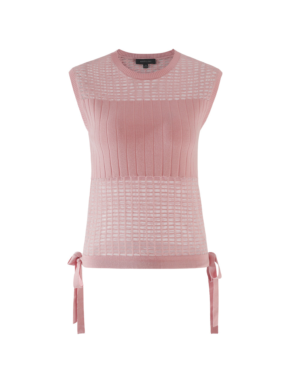 MARYLING Cherry blossom pink knit vest