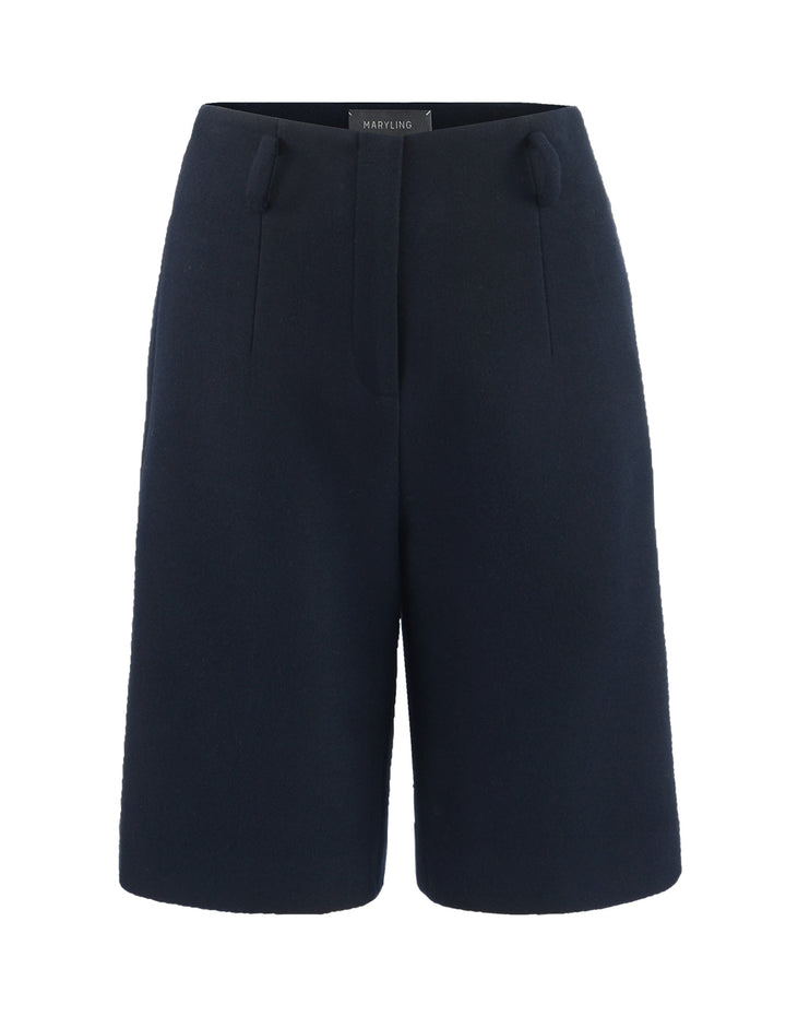 MARYLING DARK BLUE BERMUDA SHORTS