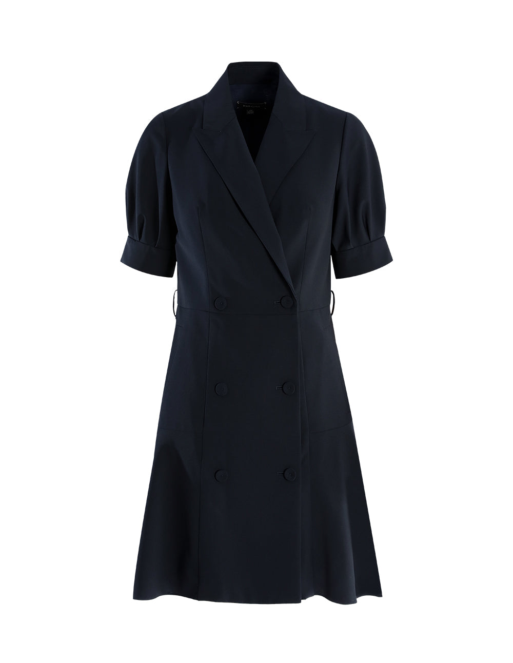 MARYLING Double breasted lapel collar suit dress