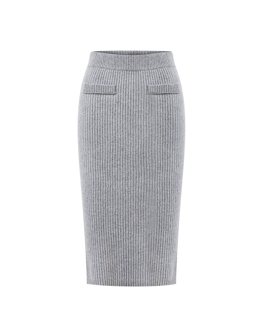 MARYLING Smoke Gray knitted skirt
