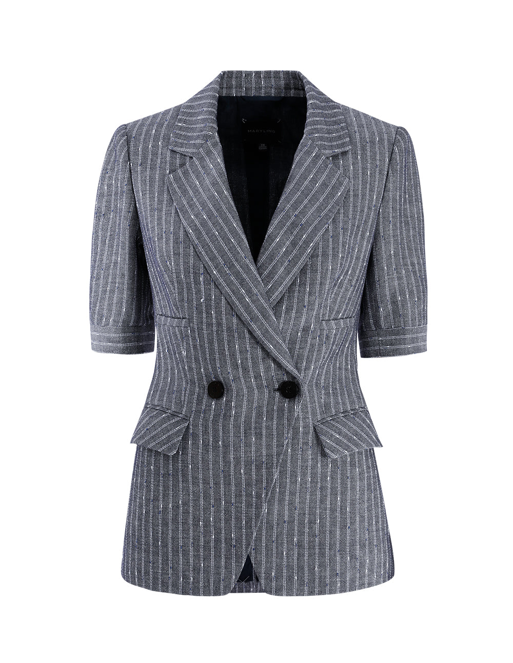 MARYLING Black buttons and mid-sleeve