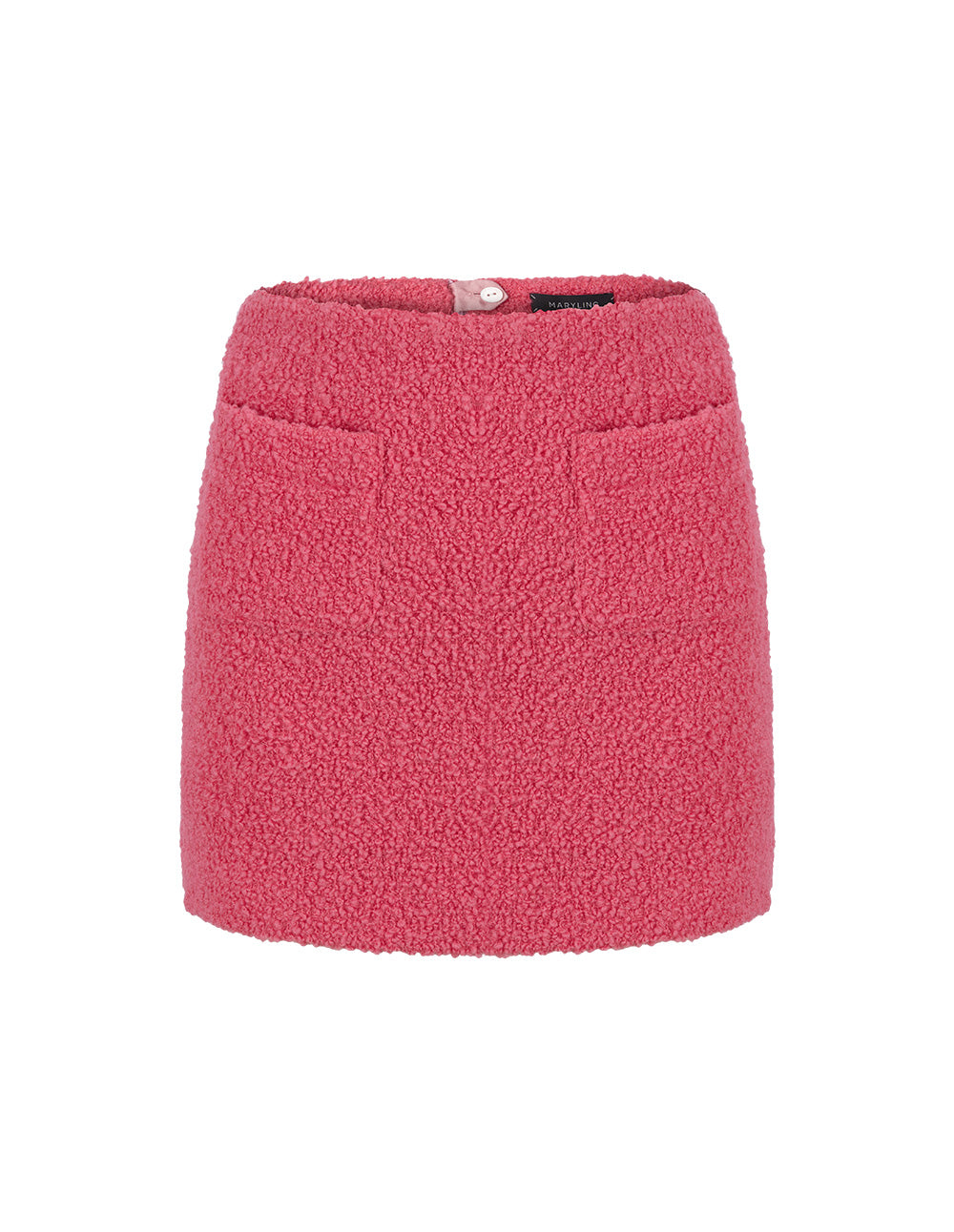 MARYLING sweet peach pink A-line mini skirt