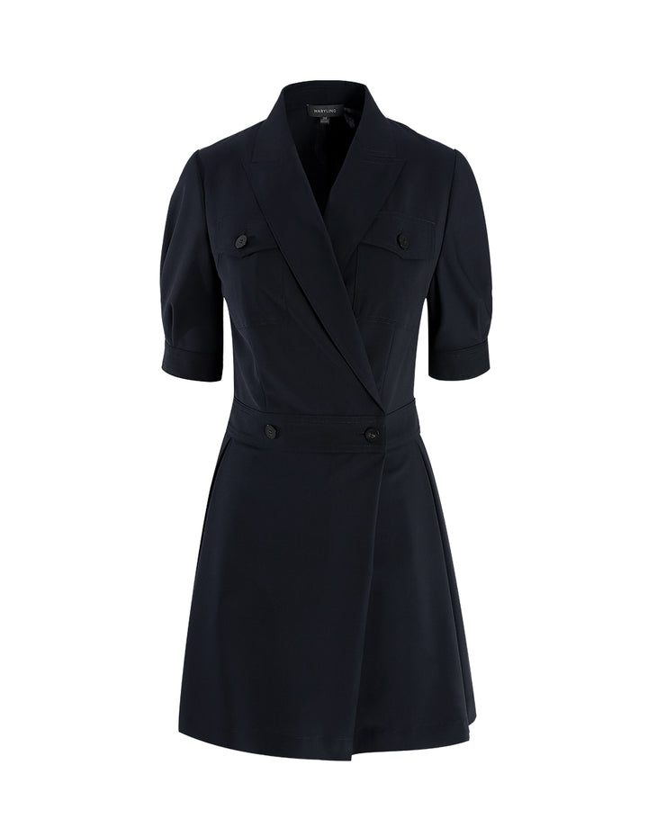 MARYLING Lapel Collar Double Breasted Jumpsuit