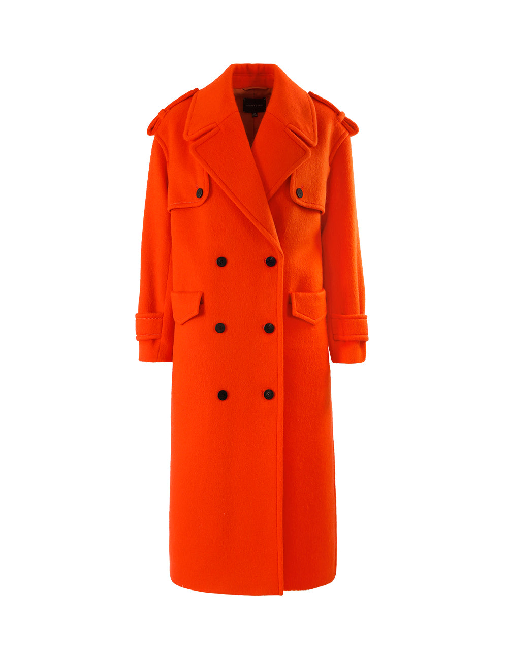 MARYLING NOTCH LAPEL DOUBLE-BREASTED COAT