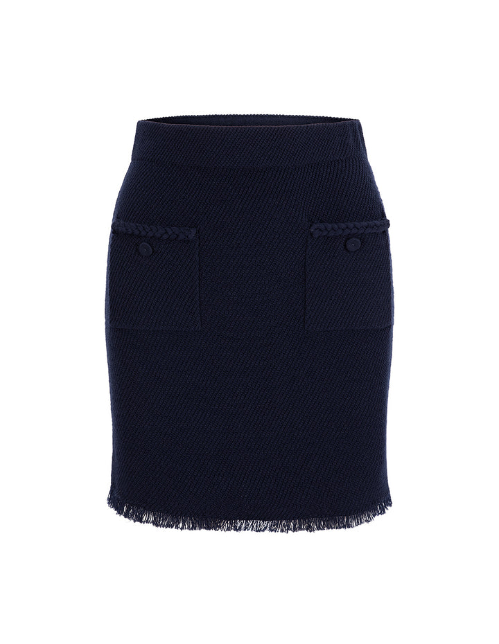 MARYLING Lace Knitted Skirt