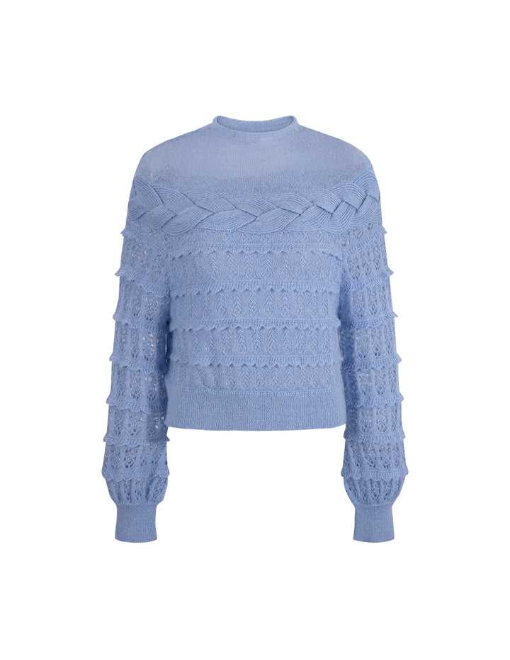 Maryling Violet Mohair Sweater