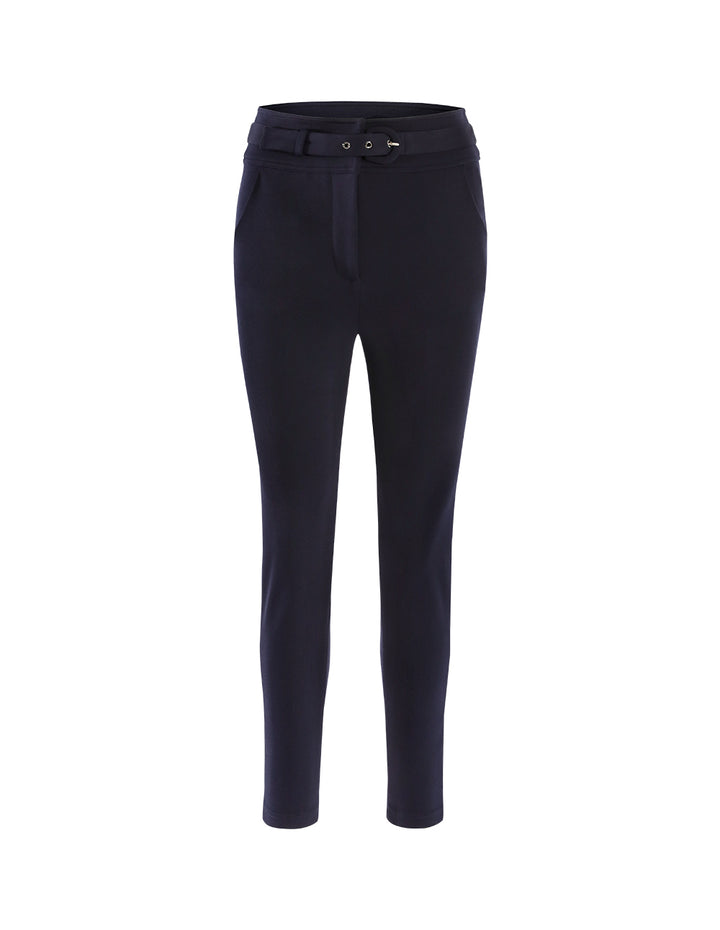 MARYLING Midnight Blue Slim Fit Thin Plus Velvet Leggings