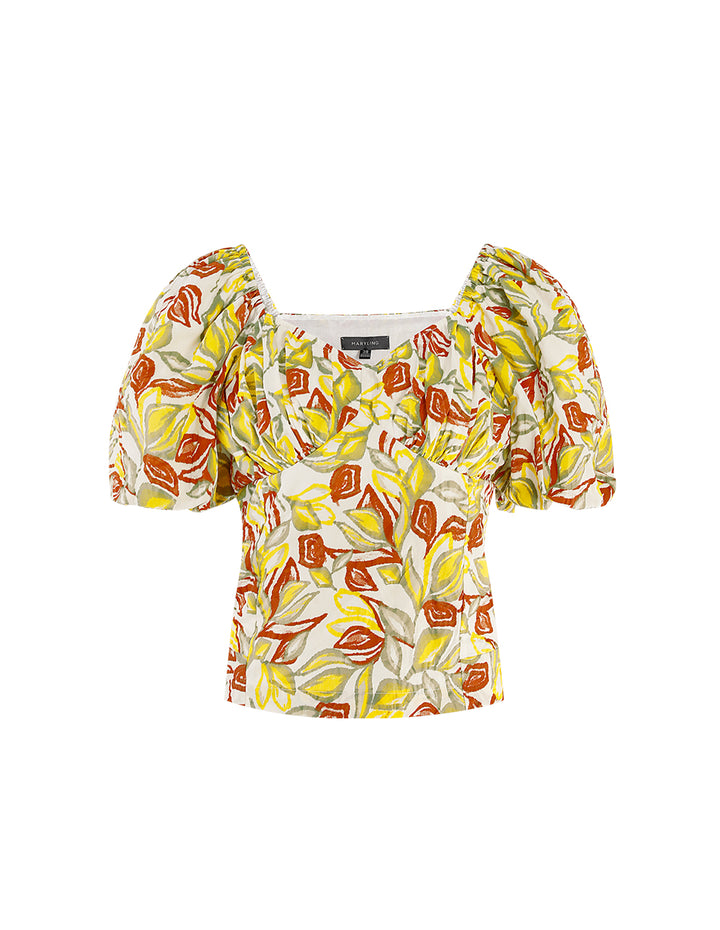 MARYLING Palace style puff sleeves pullover