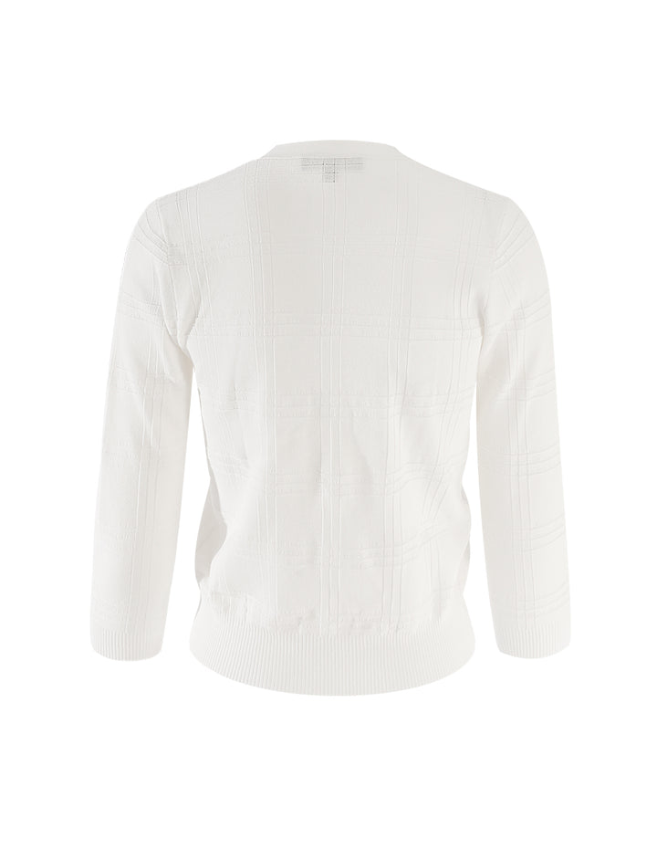 MARYLING V-Neck Pocket Cropped Knit Cardigan