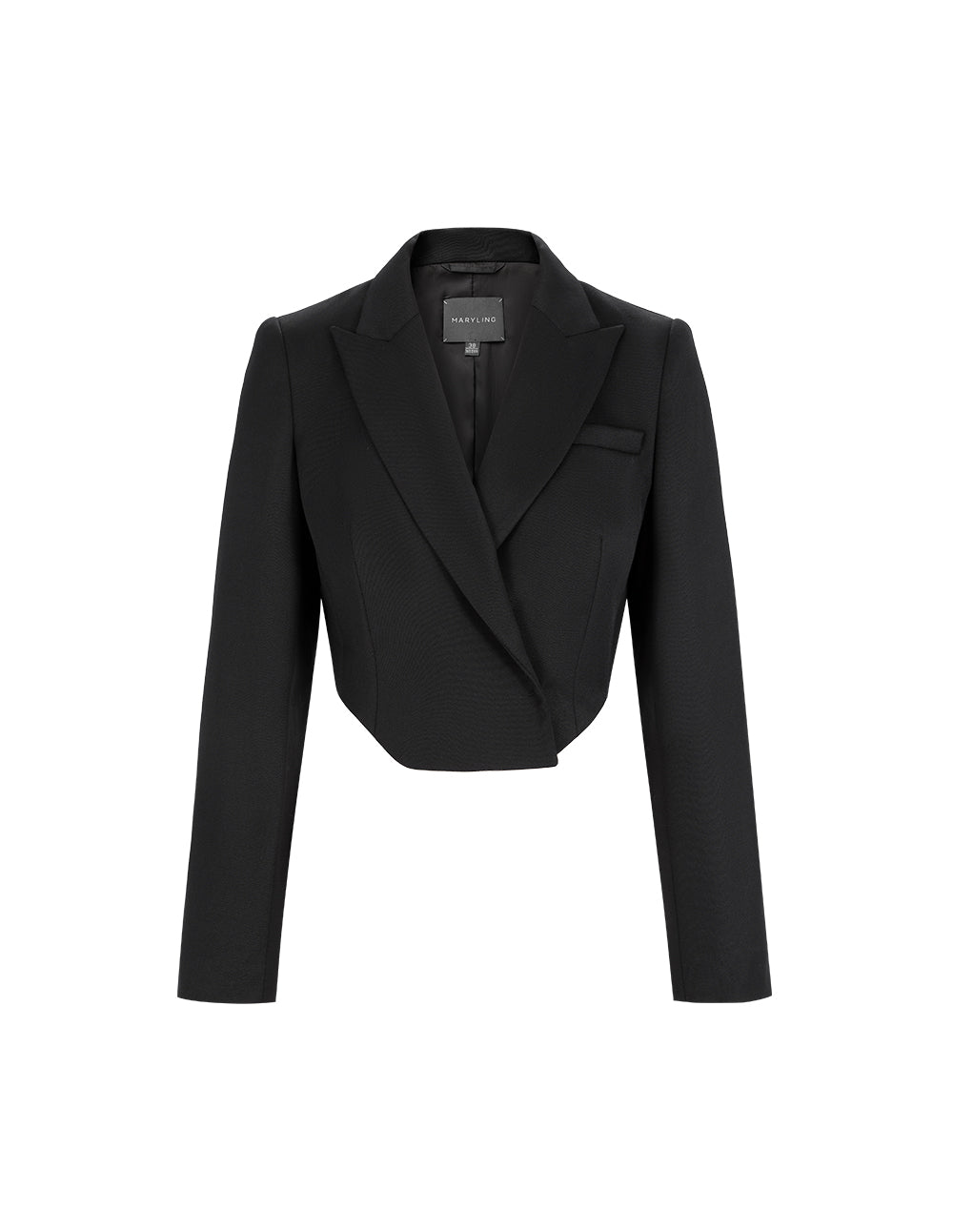 MARYLING Peak Lapel Corset Jacket