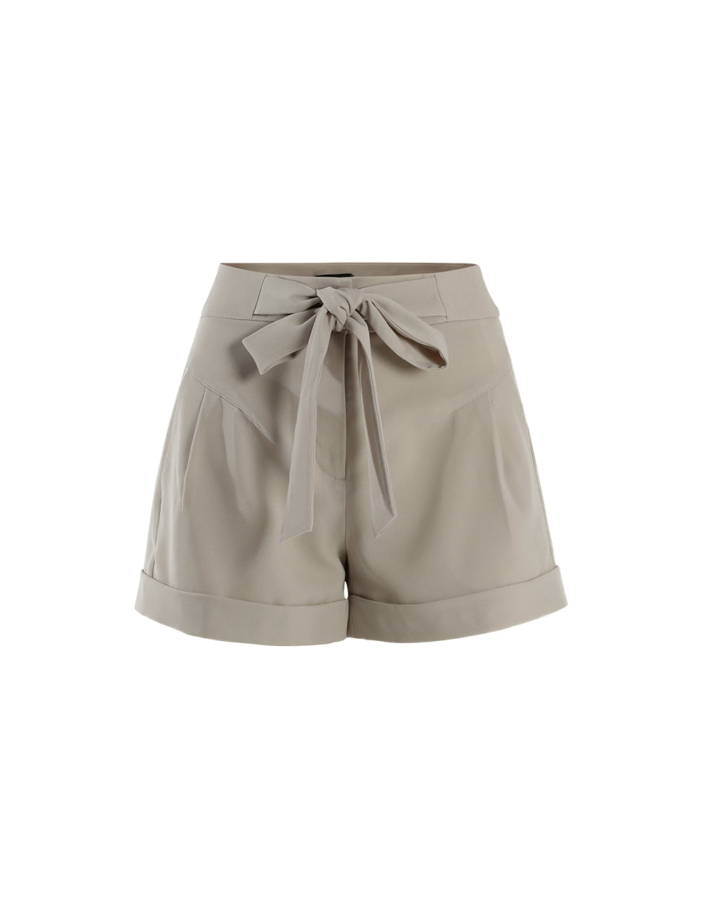 MARYLING White brown bow A suit shorts