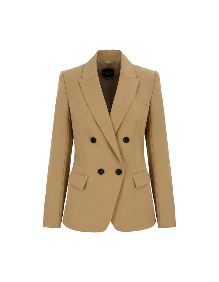 MARYLING Flip Collar Double-Breasted Suit