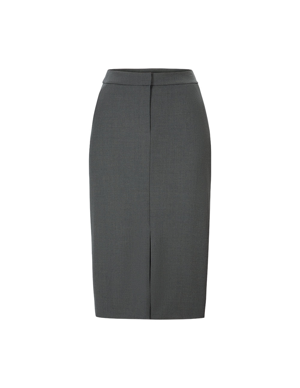 MARYLING Grey Midi Skirt