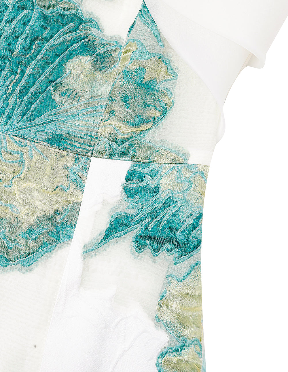 MARYLING Vanilla Green Shoulder Cross Body Dress